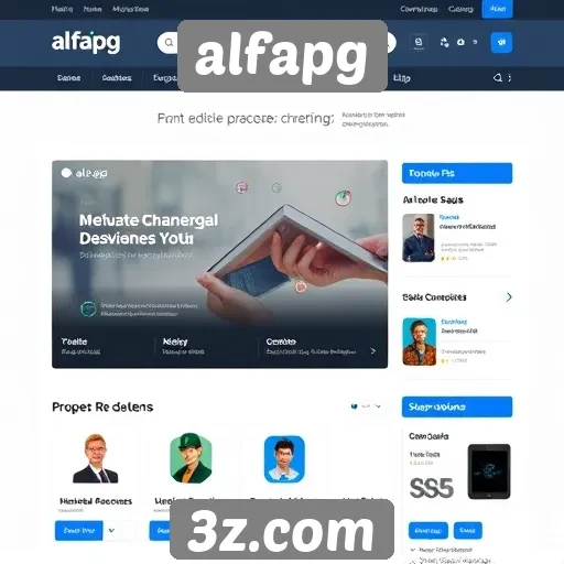 Experiência do usuário no site alfapg ganha destaque